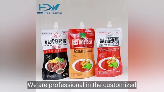 Transparent Spout Pouches for Oil Packaging 2 L 5L Standing Pouch