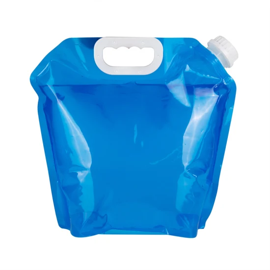 オイル包装用透明注ぎ口付袋 2リットル・5リットルスタンドアップバッグ